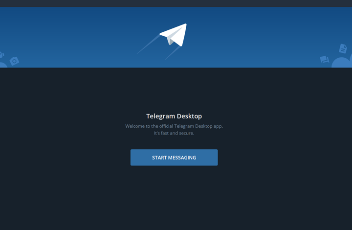 Telegram Desktop Start Messaging