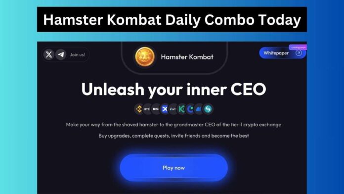 Hamster Kombat Daily Combo Card