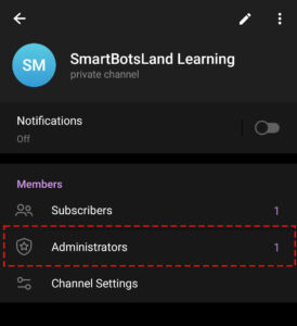 add bot to telegram channel in telegram