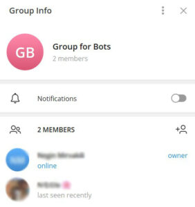 telegram bot in group