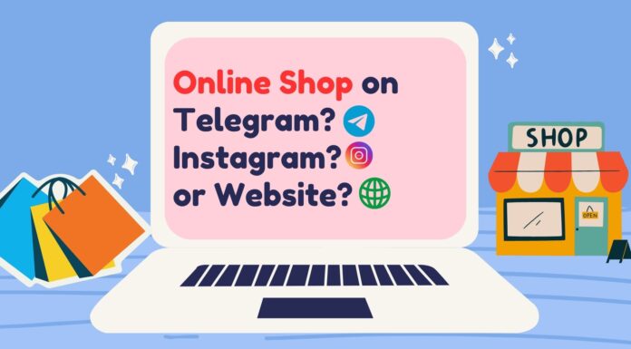 Start an Online Shop on Telegram, Instagram, or a Website? ecommerce platform for businesses