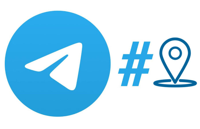 hashtags on telegram location