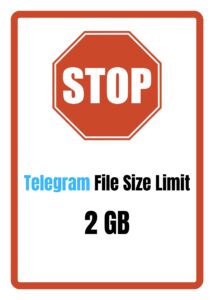 telegram file size limitation to sell digital products on telegram