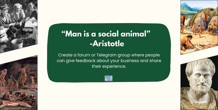 human is a social animal