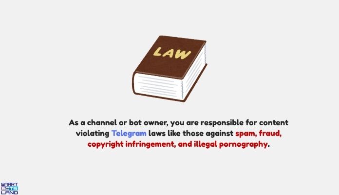 Telegram law about content