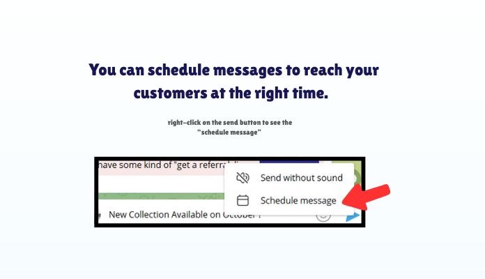 scheduling messages on telegram