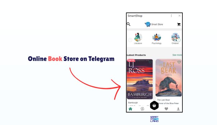 online book store on telegram