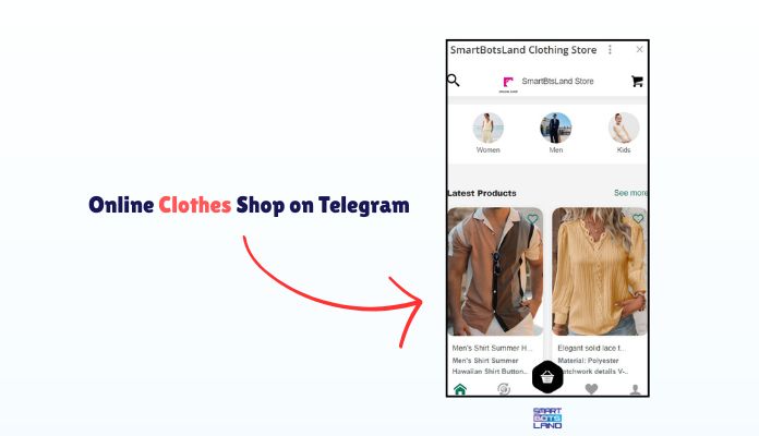 clothes shop on telegram