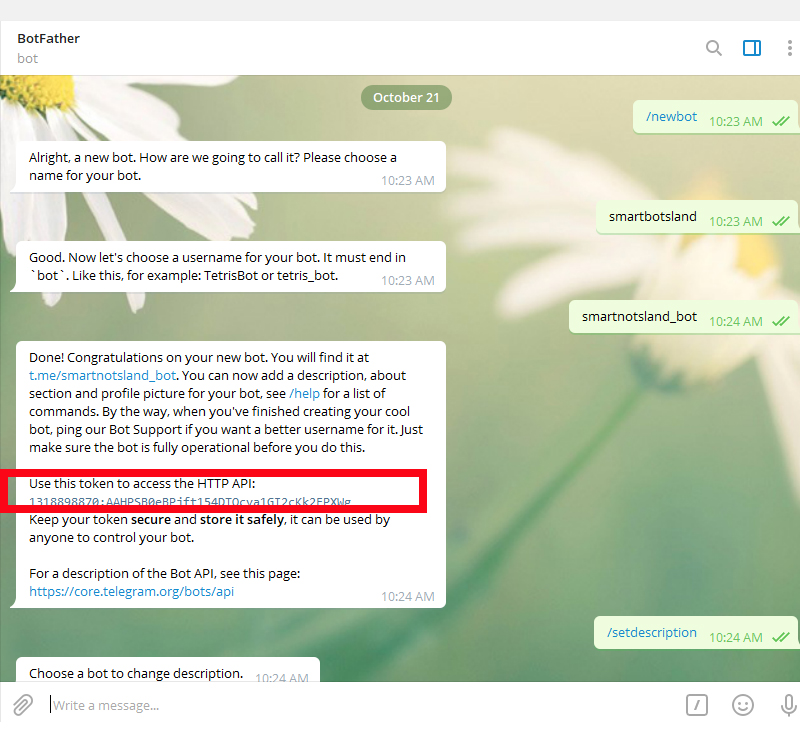 get-token-for-smartbotsland