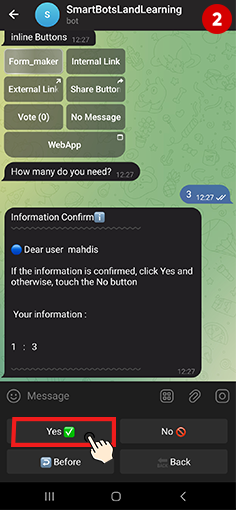 YesButtonFormmakerbuttoninyourbot