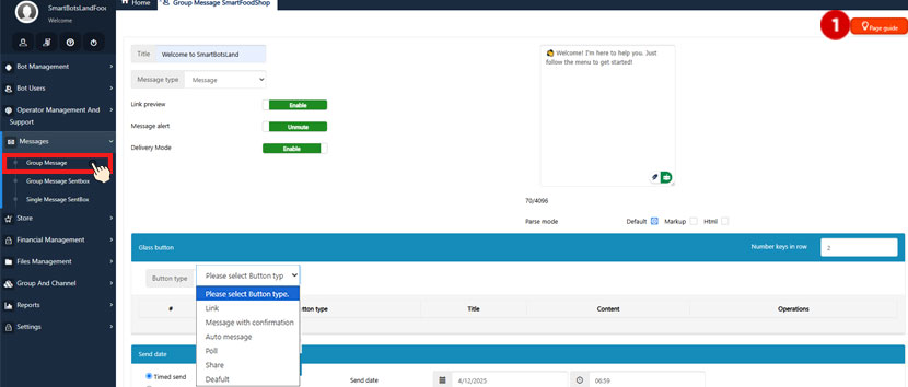 Sendmessage-(With-GlassButton)