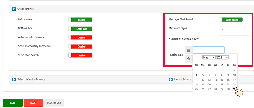 Set-Date-in-Basic-Buttons