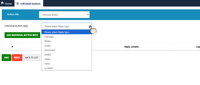 Indivisual-Reply-Type